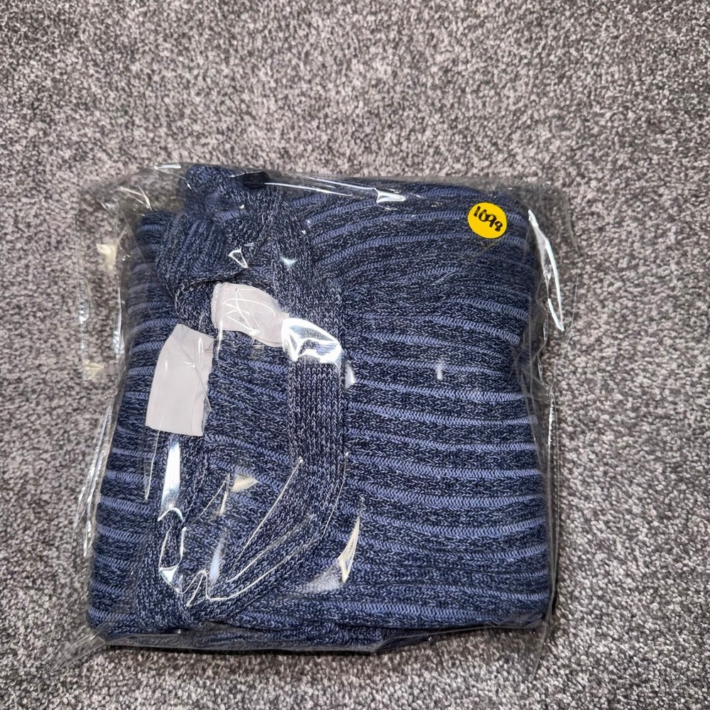 Liz Claiborne Lizwear Jeans Blue Ribbed Knit Sweater Boatneck - Size Small - Picture 11 of 11